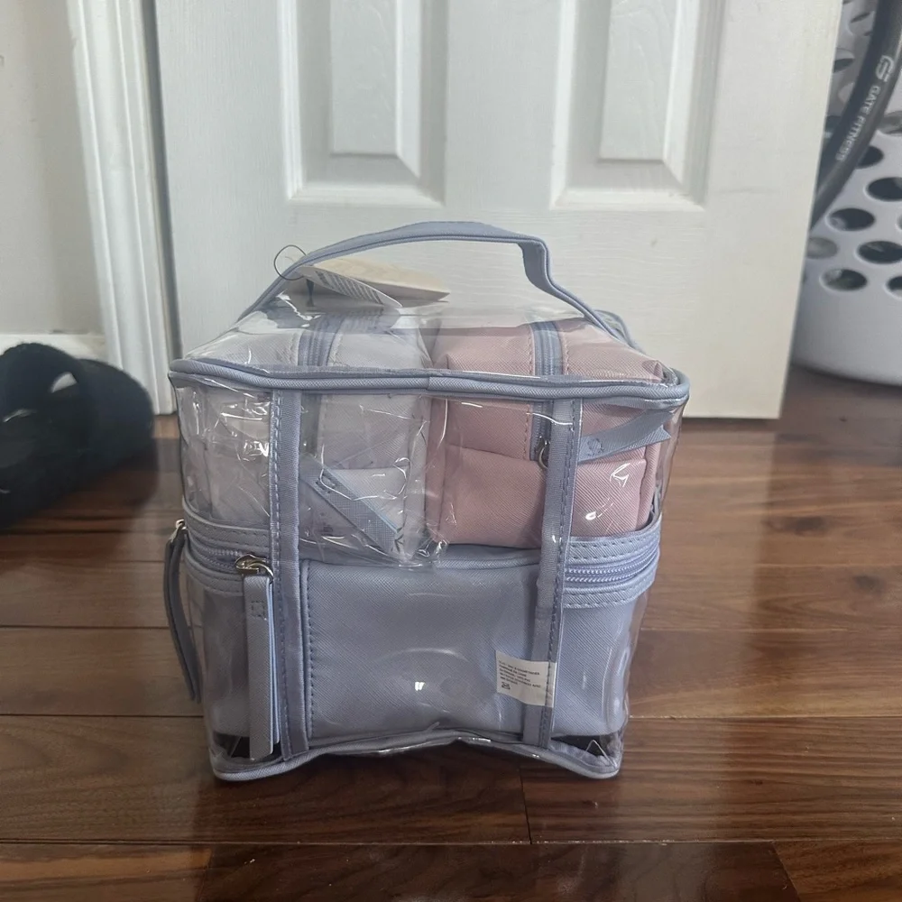 4 piece makeup bag set